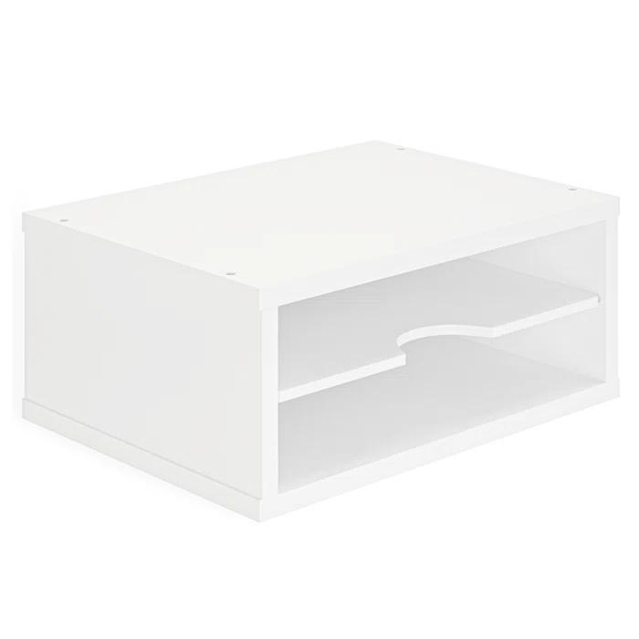 Ballucci Logan Stackable 2-Tier Paper Organizer and Monitor Stand