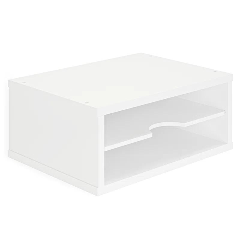 Ballucci Logan Stackable 2-Tier Paper Organizer and Monitor Stand