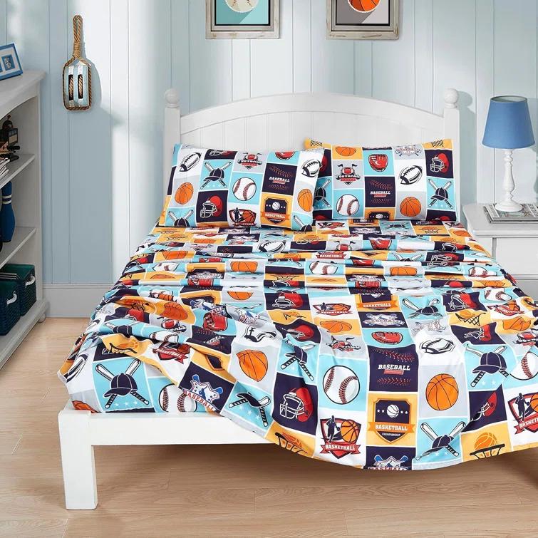 Chezmoi Collection Microfiber Sports Sheet Set