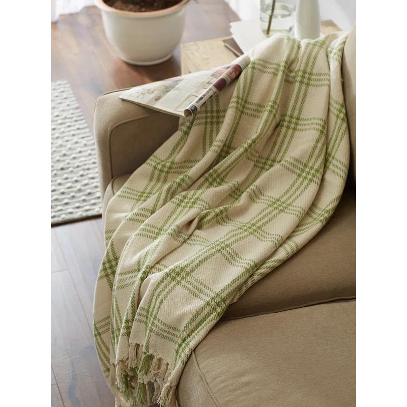 Design Imports Hand Woven Throw Blanket