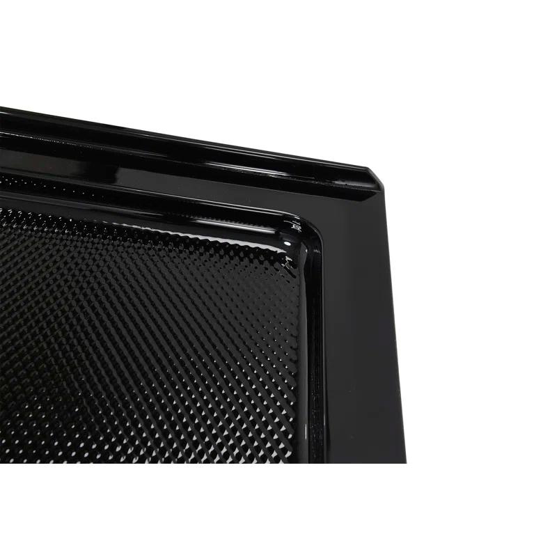 Streamline Bath NT-2151-36BL-RH Streamline NT-2151-36BL-RH 36 in. x 36 in. Corner Acrylic Shower Base in Glossy Black with Right Hand Drain, Drain Included