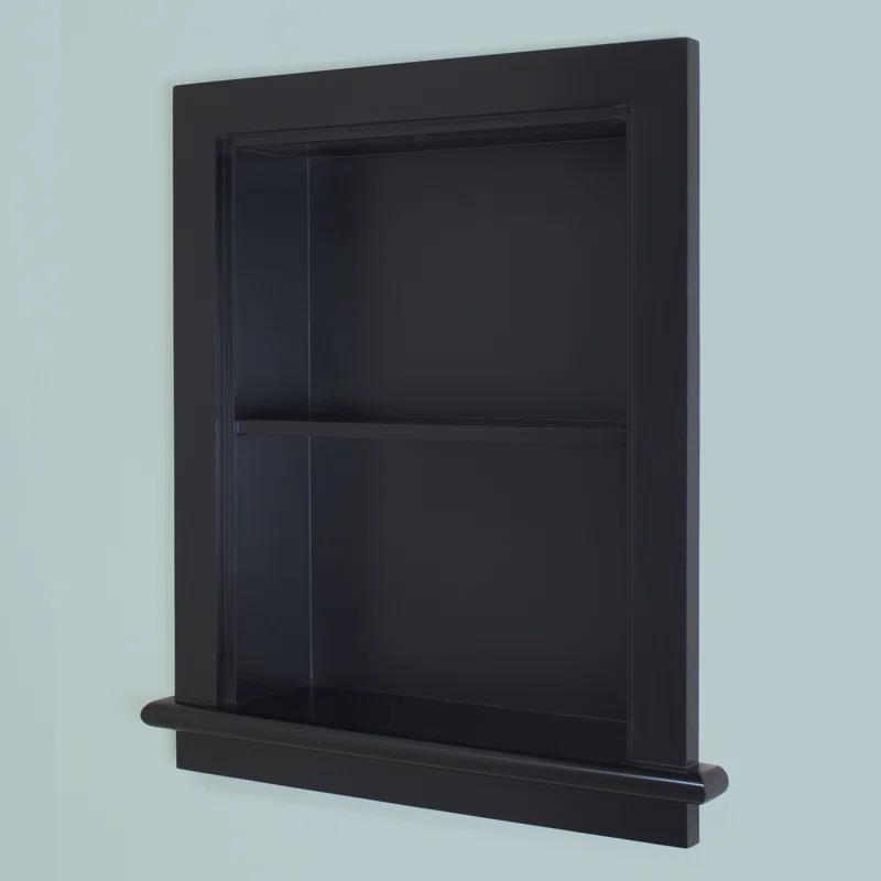 Fox Hollow Furnishings Fox Hollow Furnishings Recessed Wall Shelf with Adjustable Shelves