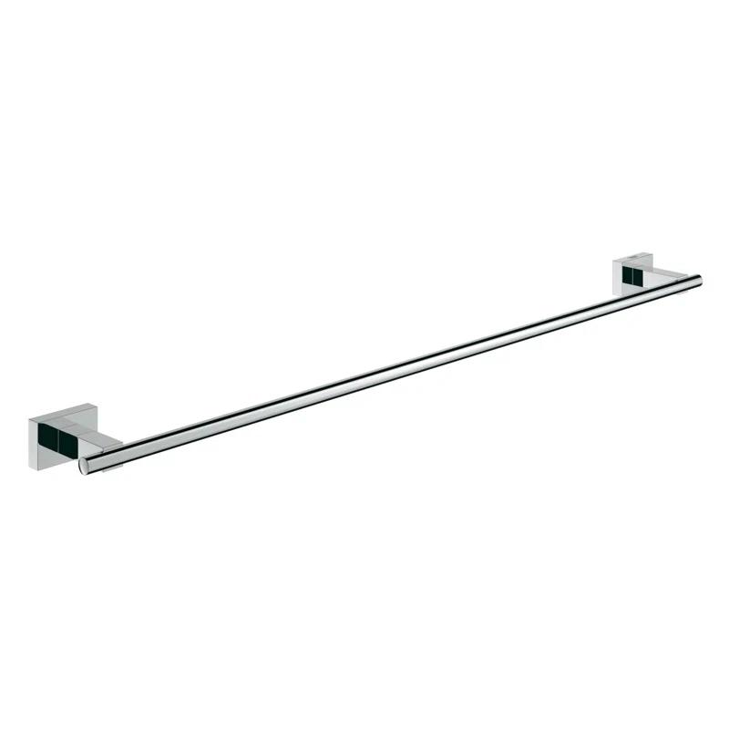GROHE 40509001 Essentials Cube 23.622" Wall Mounted Cube Towel Bar