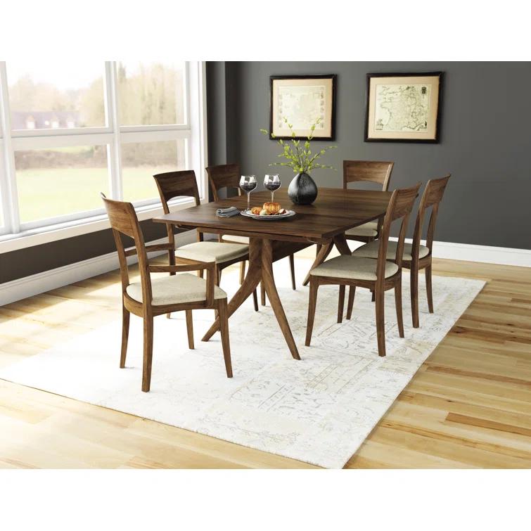 Copeland Furniture Ingrid Genuine Leather Upholstered Side Chair