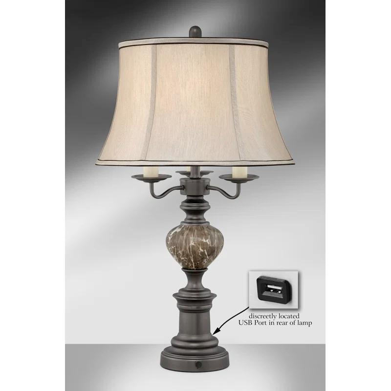 Medallion Lighting Metal Table Lamp (Set of 2)