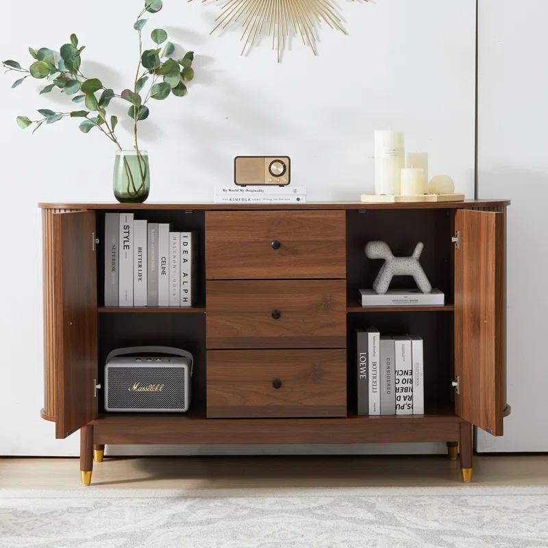 George Oliver Evana 55"Sideboard with 3 Drawer