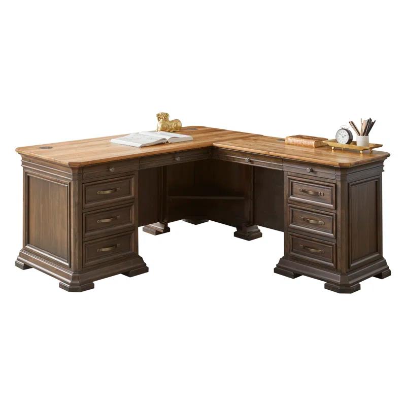 Rosalind Wheeler Carror L-Shaped Executive Desk