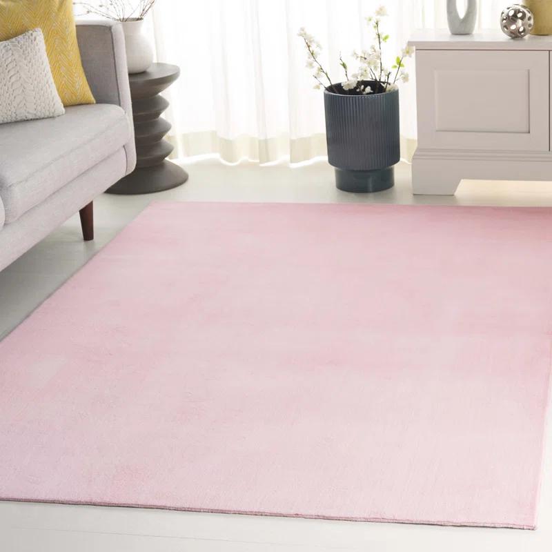 Safavieh Faux Rabbit Fur Performance Machine Washable Solid Color Rug