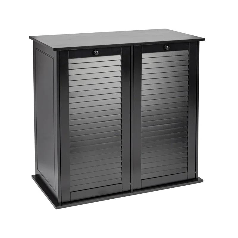 Tilt-out Cabinet Laundry Sorter with Shutter Front