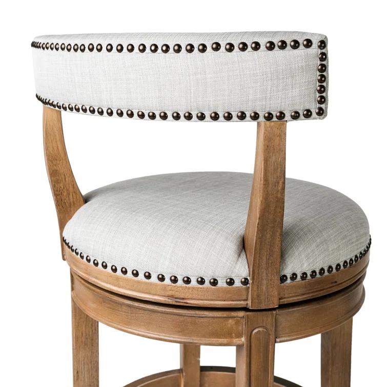 Maven Lane Maven Lane Alexander Stool with Fabric Upholstery