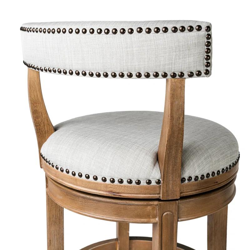 Maven Lane Maven Lane Alexander Stool with Fabric Upholstery