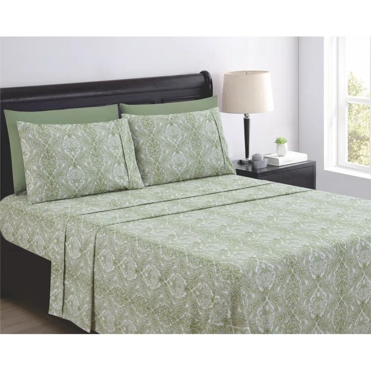 Spirit Linen Sateen Paisley Sheet Set