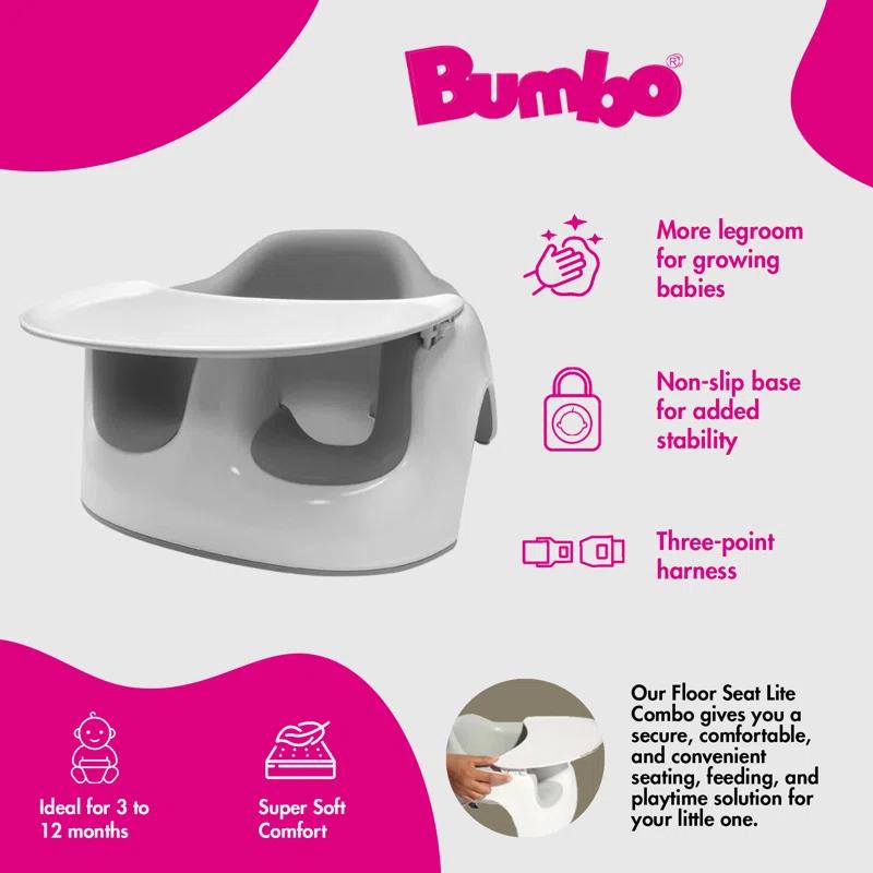 Bumbo Floor Seat LITE Combo with Detachable Feeding Playtime Tray Accessory & Reviews | Wayfair