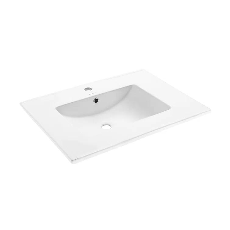 Swiss Madison Swiss Madison 30" Single Bathroom Vanity Top in White with Sink