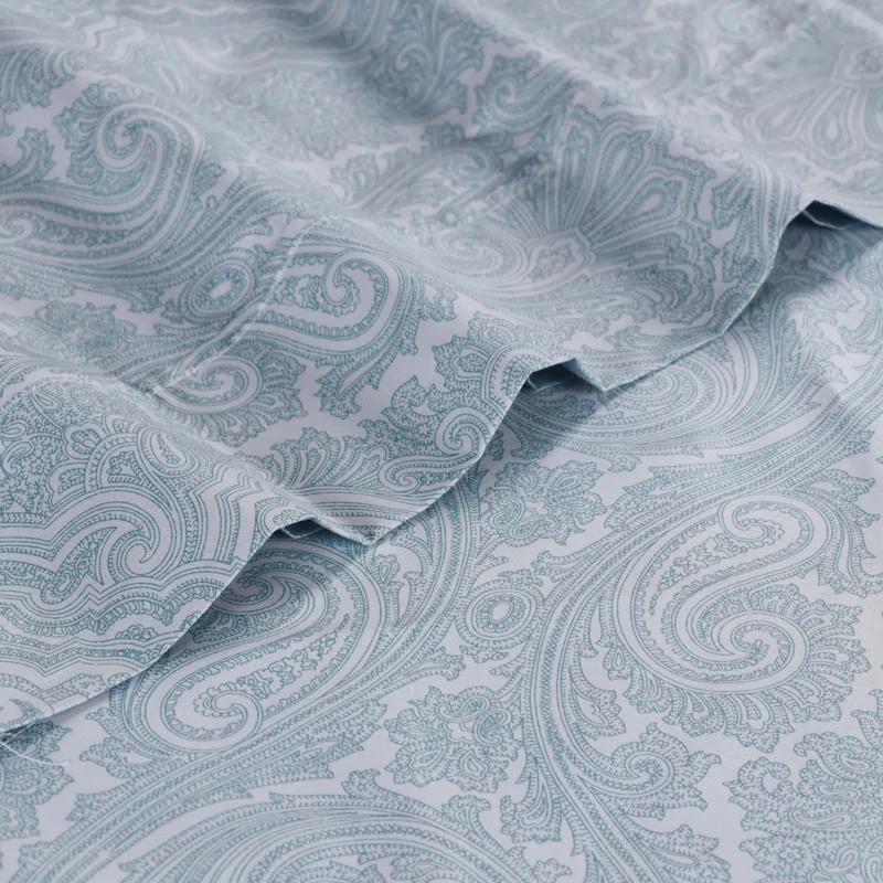 Superior Classic Paisley 600 Thread Count Cotton Blend Sateen Sheet Set