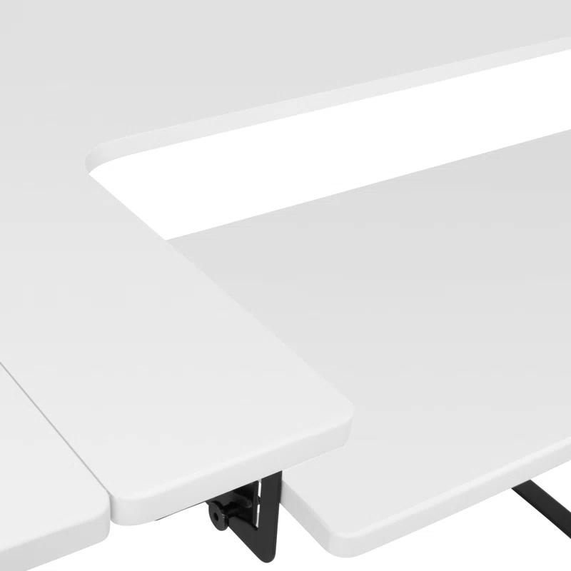 Sew Ready 56.8'' x 23.5'' Sewing Table with Sewing Machine Platform
