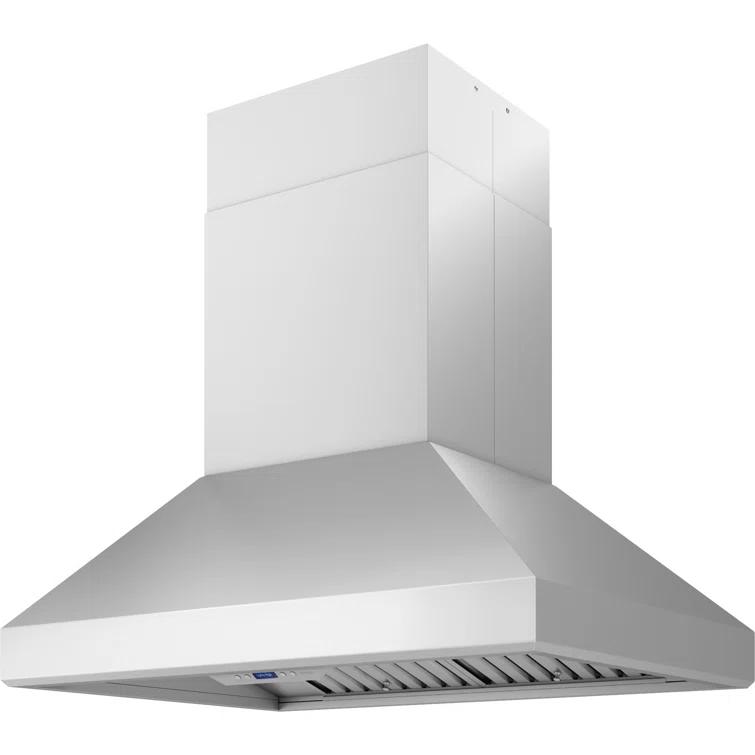 Zephyr Zephyr Titan 42 in. 750 CFM Island Mount Range Hood with LED Light in Stainless Steel AK7742BS