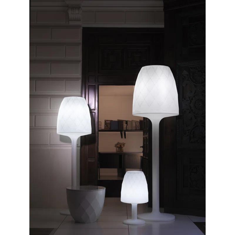 Vondom Vases Matte Ice White Plug-In LED Outdoor Floor Lamp