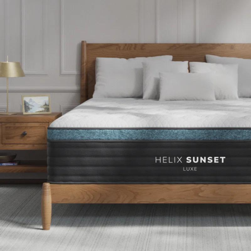 Helix Mattress Helix Sunset Luxe 13" Soft Hybrid Mattress with GlacioTex Cooling Pillowtop