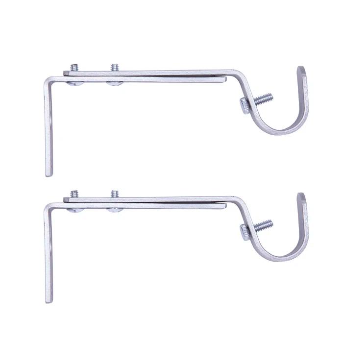 Kenney 3/4" Adjustable Brackets Curtain Rod Brackets