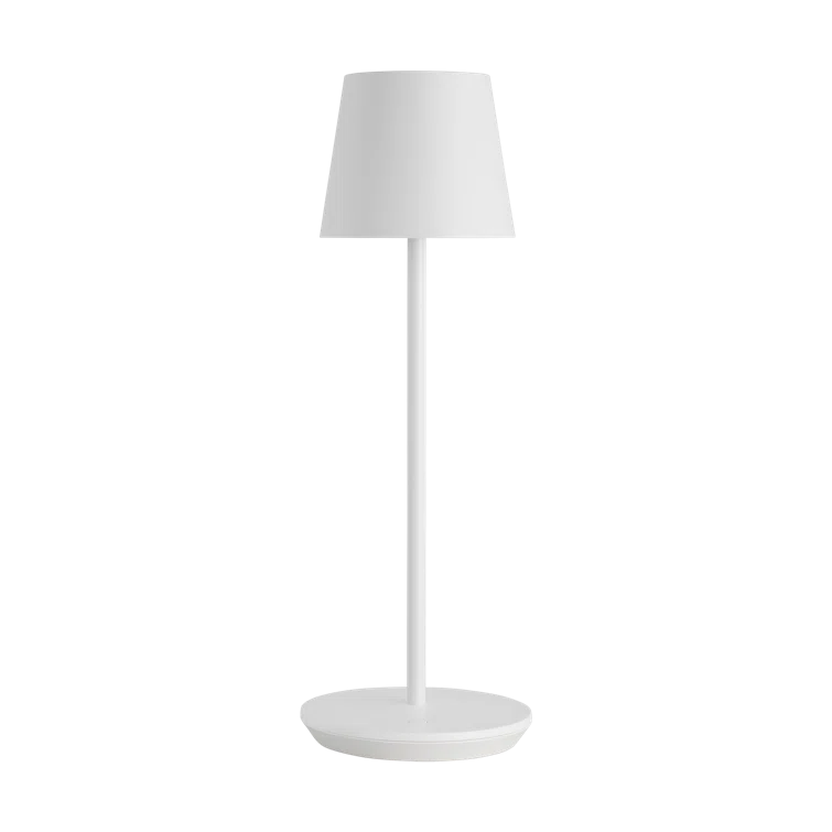 Carla Cordless Table Lamp - White / Small