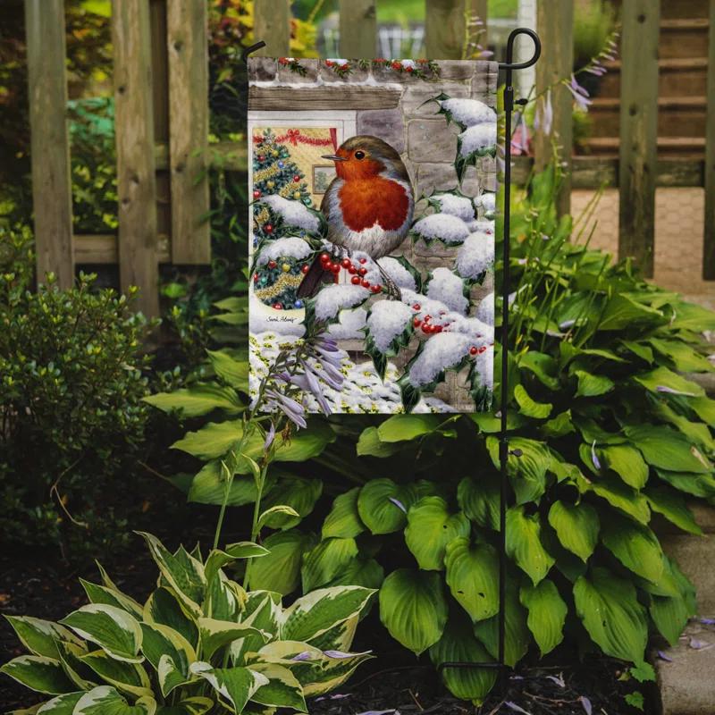 Caroline's Treasures Double Sided 15'' H x 11'' W Polyester Animal Garden Flag