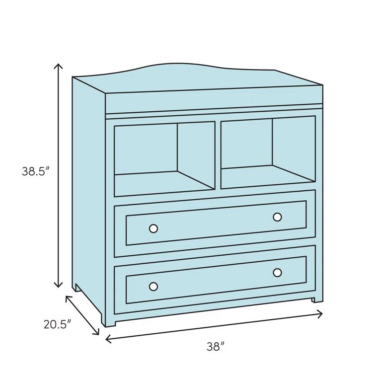 Child Craft Harmony 3-Drawer Changing Table Dresser