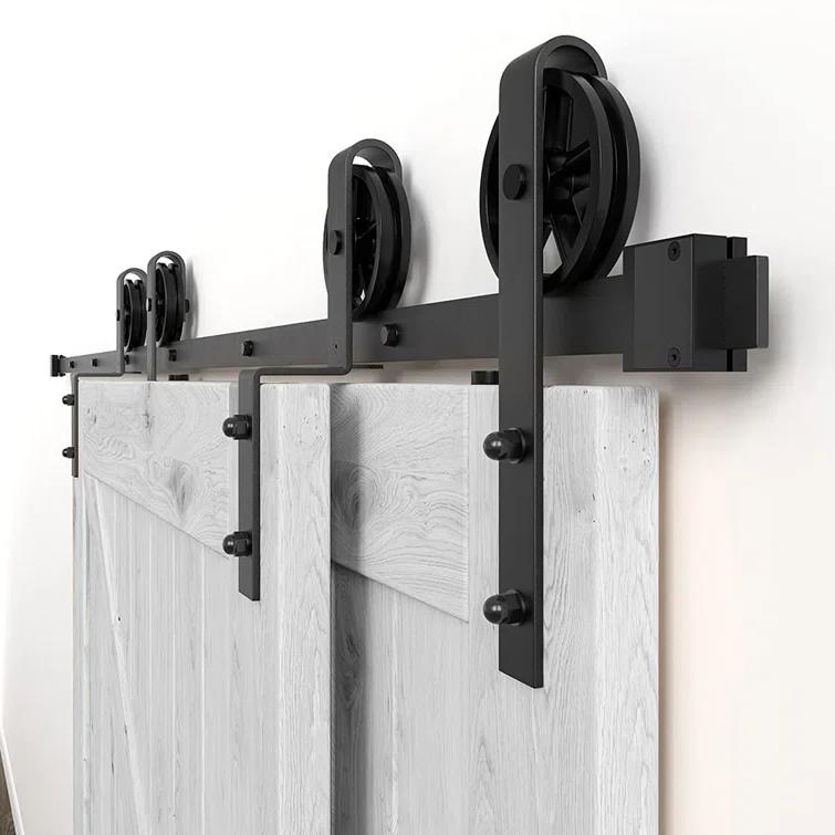 HomLux Standard Double Barn Door Hardware Kit