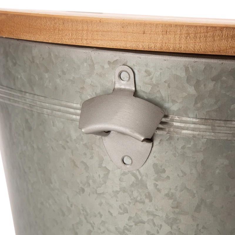 Laurel Foundry Modern Farmhouse® Maisy Metal Beverage Tub