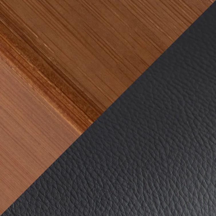 Mistana™ Dirksen Swivel Upholstered Counter Stool with Solid Wood Frame