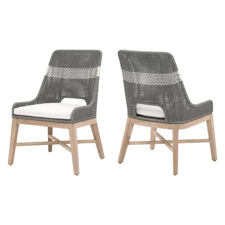 Kinnda Indoor / Outdoor Dining Chair (Set of 2) - Dark Gray