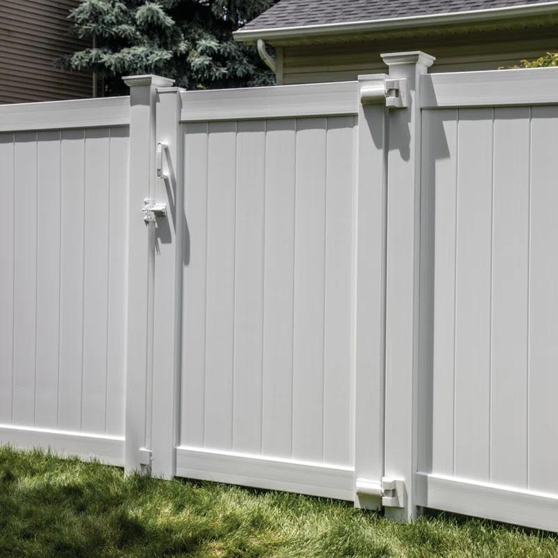 Barrette Outdoor Living Heavy-Duty Modern Wrap Hinge Stainless Steel (Set of 2)