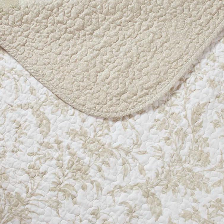 Laura Ashley Amberley Reversible Cotton Quilt Set