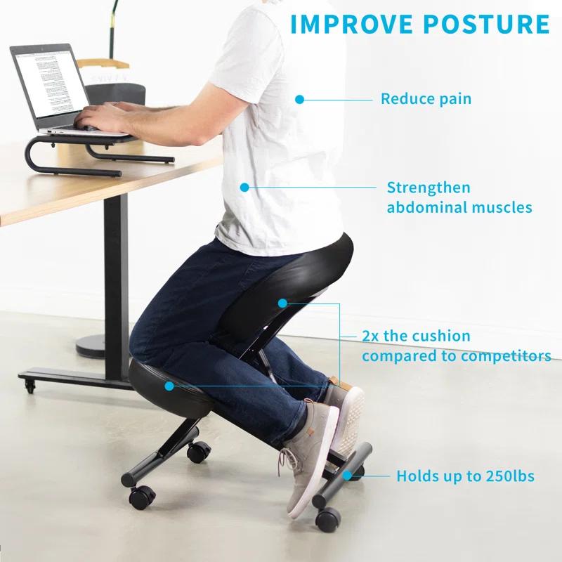 Vivo Ergonomic Kneeling Chair for Home and Office (DN-CH-K01B series)