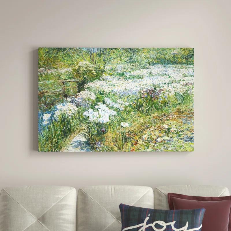 The Twillery Co.® The Water Garden by Claude Monet - Print on Canvas