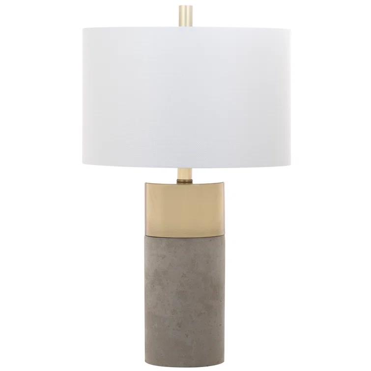 Everly Quinn Mildner Concrete Table Lamp (Set of 2)