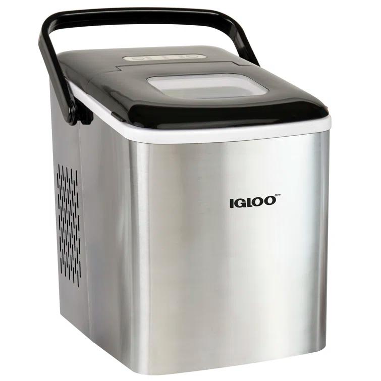 Igloo Igloo 26-Pound Automatic Self-Cleaning Portable Countertop Ice Maker Machine With Handle