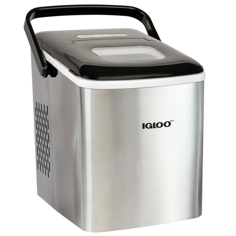Igloo Igloo 26-Pound Automatic Self-Cleaning Portable Countertop Ice Maker Machine With Handle