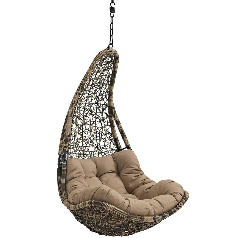 Modway Modway Abate Wicker Rattan Outdoor Patio Swing Chair