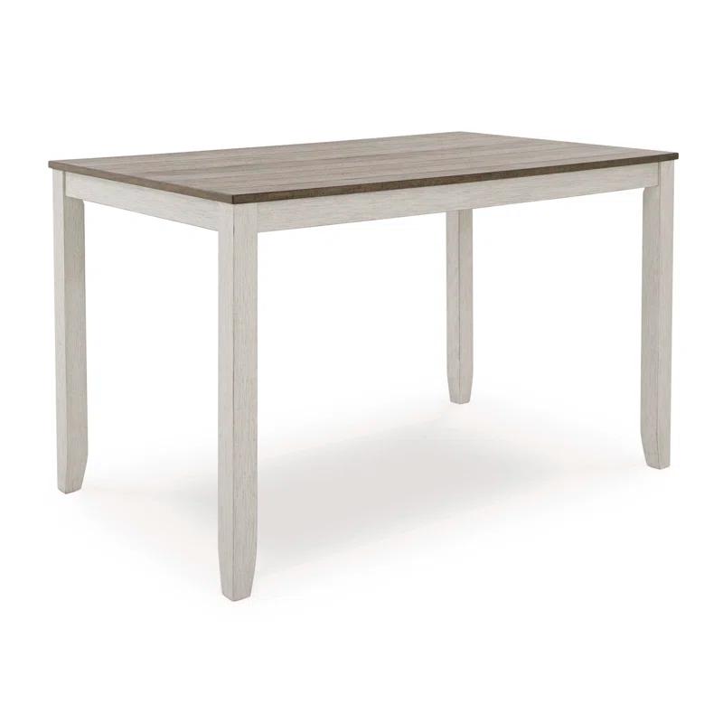 Gracie Oaks Skempton Counter Height Dining Table and Bar Stools (Set of 7)