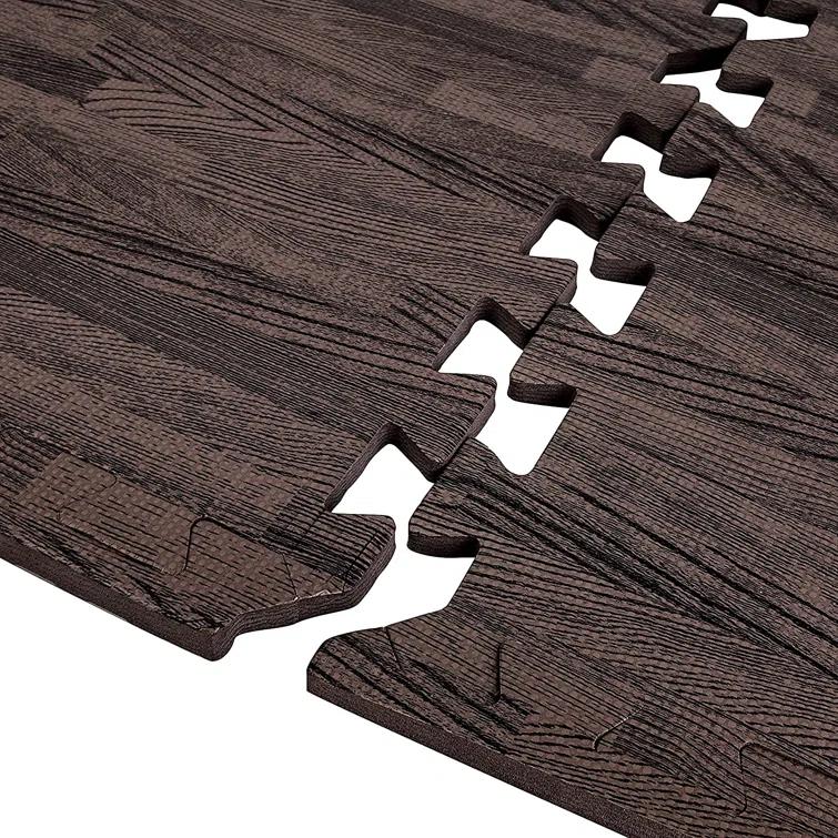 Bme Premium 24" L x 24" W x 0.375" EVA Interlocking Foam Floor Tiles, Non-Slip Gym Mats for Muti-use