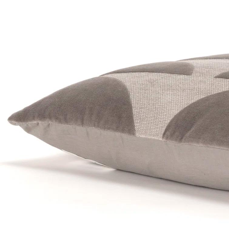Joshelin Embroidered Cotton Throw Pillow