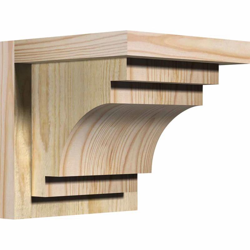 Ekena Millwork Mediterranean Corbel w/Backplate