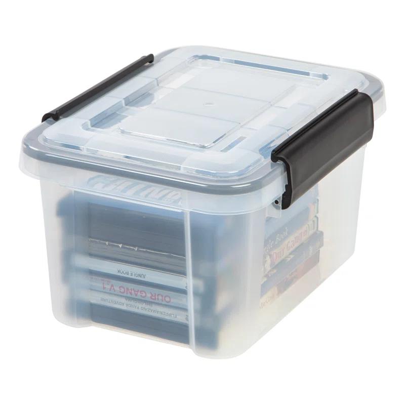 IRIS USA, Inc. 6.5 Qt./2 Gal. Weatherproof Storage Tote