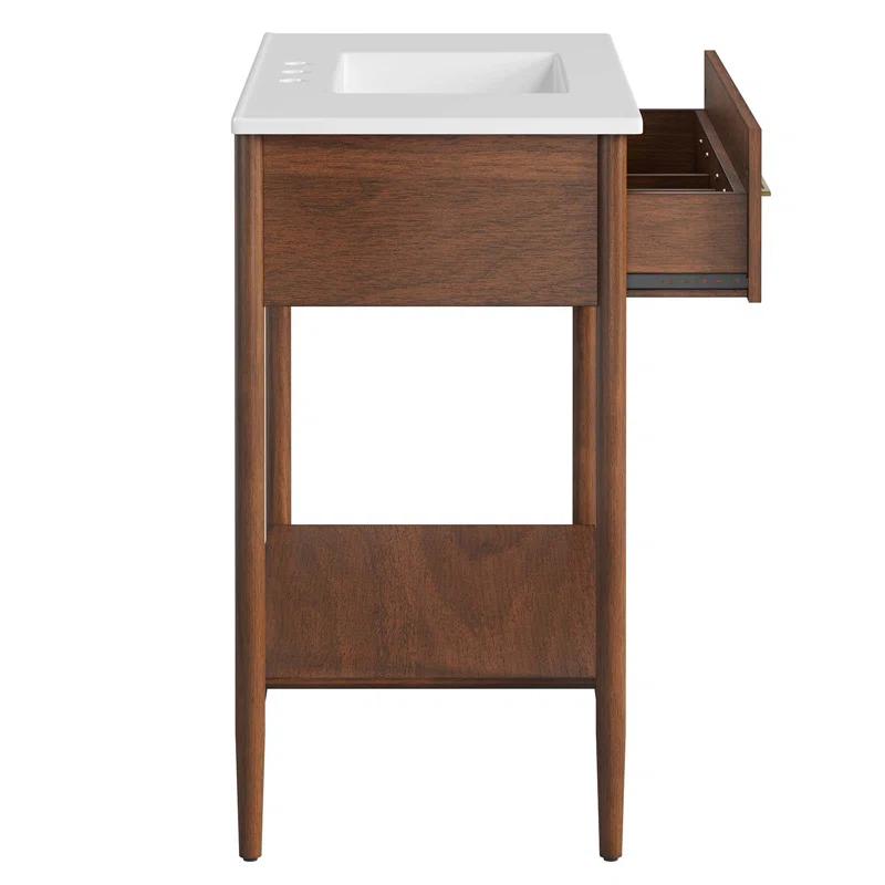 Modway Modway Zaire 36'' Single Bathroom Vanity with Ceramic Top