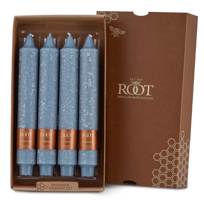 Root Candles Timberline Collenette Dinner Candle Taper (Set of 4)