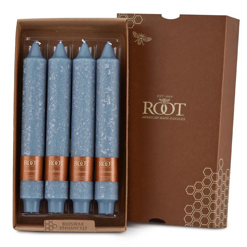 Root Candles Timberline Collenette Dinner Candle Taper (Set of 4)