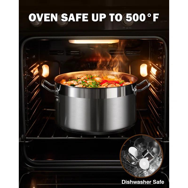 Cooks Standard Cooks Standard 6 Quarts Stainless Steel Stock Pot