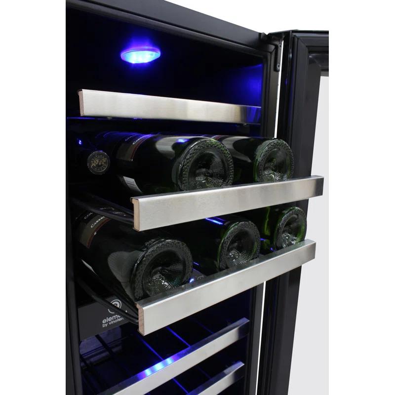 Vinotemp Connoisseur Series Compact Dual-Zone Wine Cooler
