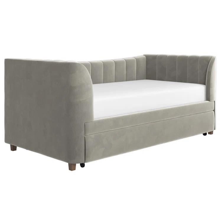 Valentina Twin Upholstered Daybed with Trundle